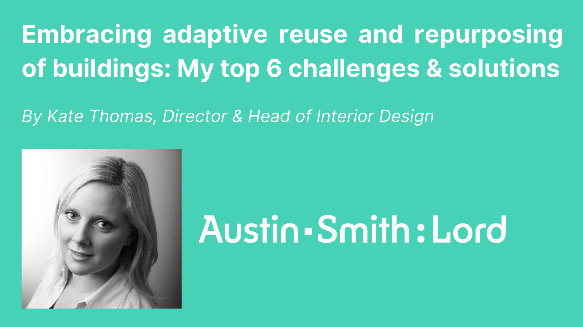Embracing adaptive reuse & repurposing of buildings: My top 6 ...